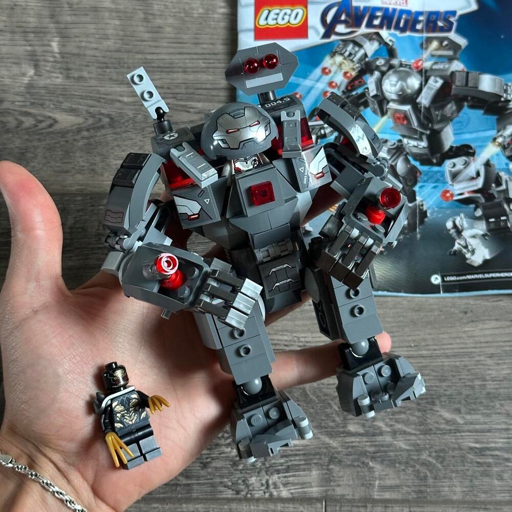 2019 Retired LEGO Marvel 76124 Infinity War War Machine Buster Set - Incomplete